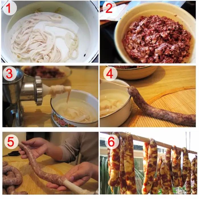 Enveloppes de barbecue non comestibles pour saucisses