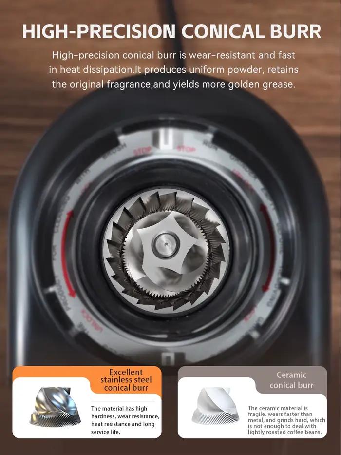 HiBREW moulin à café électrique automatique avec 31 vitesses pour expresso