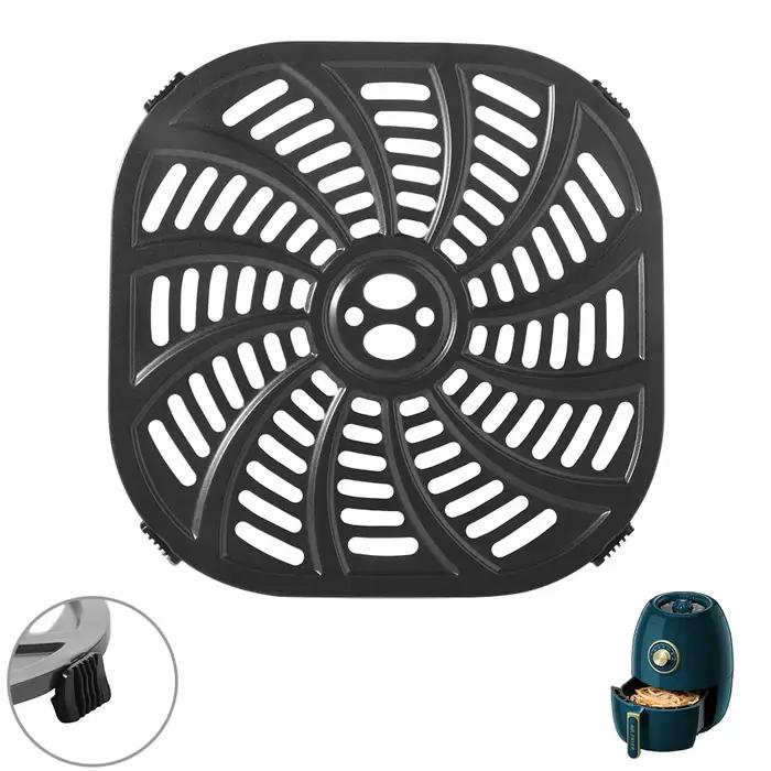 Friteuse à Air carrée, poêle ronde antiadhésive