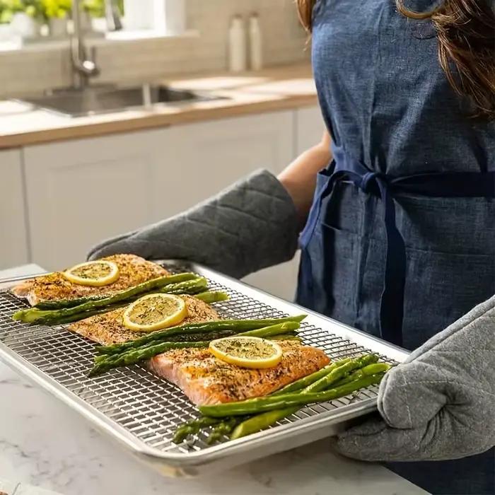 Ensemble plaque de cuisson et grille