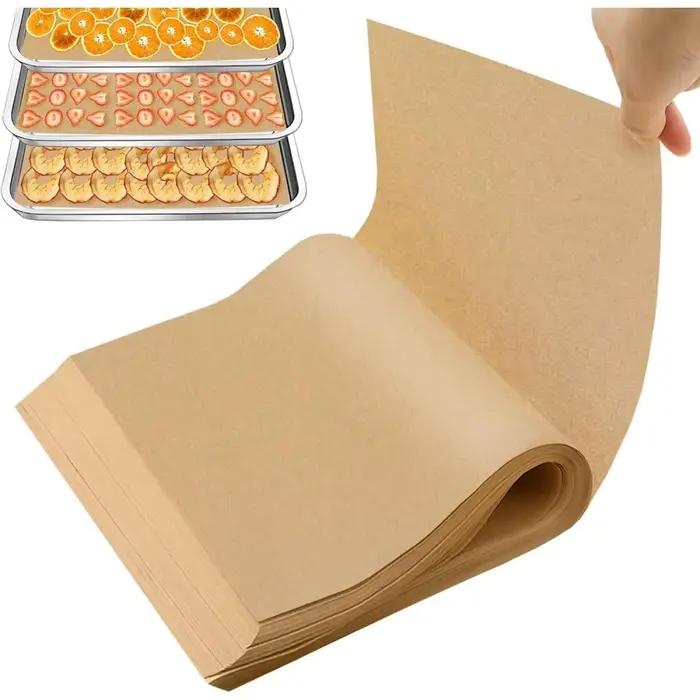 50 feuilles de papier sulfurisé antiadhésif prédécoupées pour la cuisson