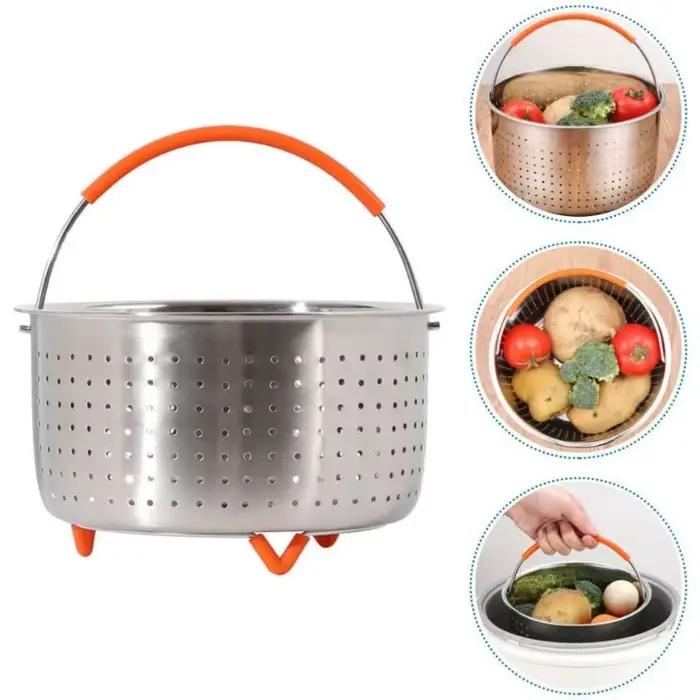 Panier à vapeur en acier inoxydable 2-4L