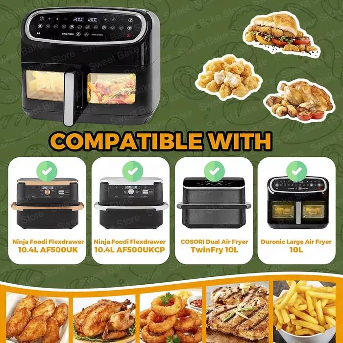 Doublures jetables pour friteuse à Air