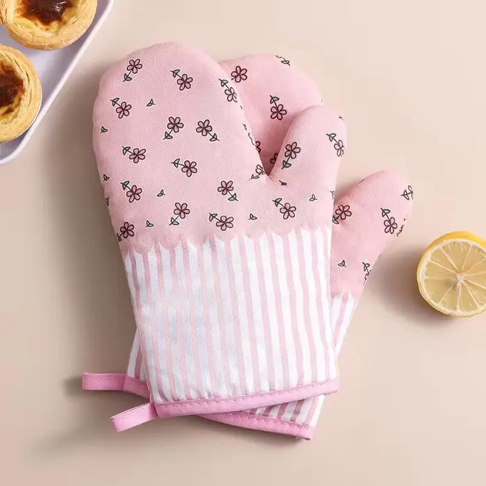 Gants de cuisson de four en lin résistants aux hautes températures