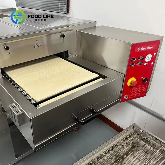 Four à pizza à bande transporteuse rapide pour cuisson de pizza, pitas et naans professionnellement adapté à la maison et aux événements familiaux