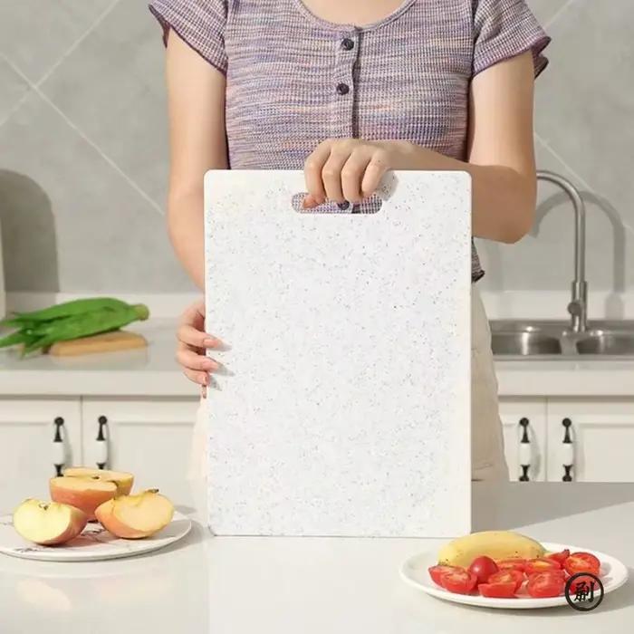 Planche à découper en PP à texture marbrée antibactérienne