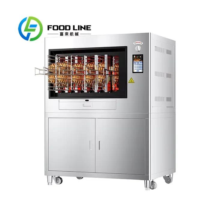 Four à poisson électrique commercial en acier inoxydable