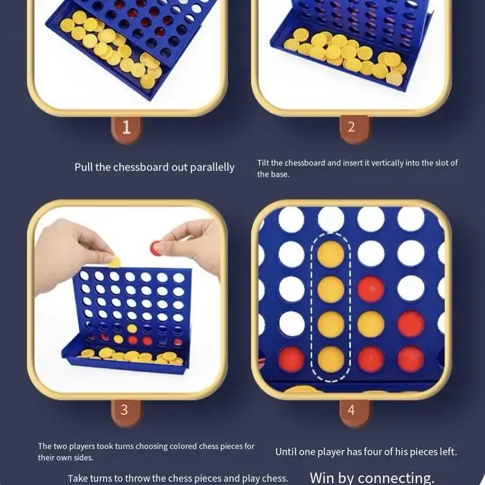 Jeu de quatre à la suite