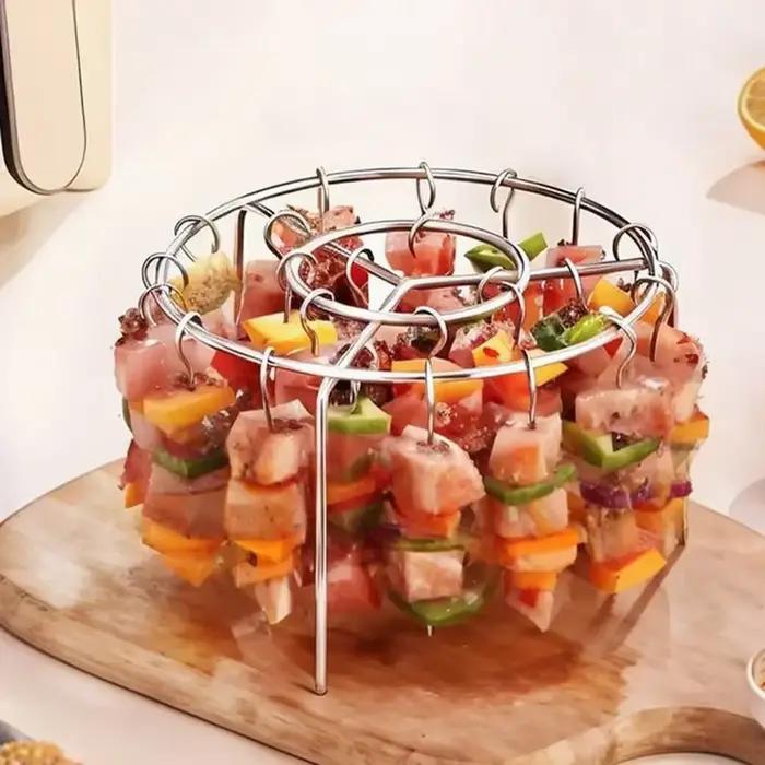 Nouveau grill rond en acier inoxydable pour friteuse à air