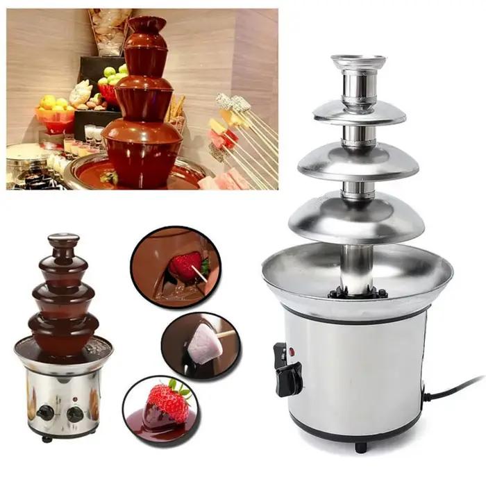 Fontaine à chocolat, machine de fusion électrique à 4 niveaux