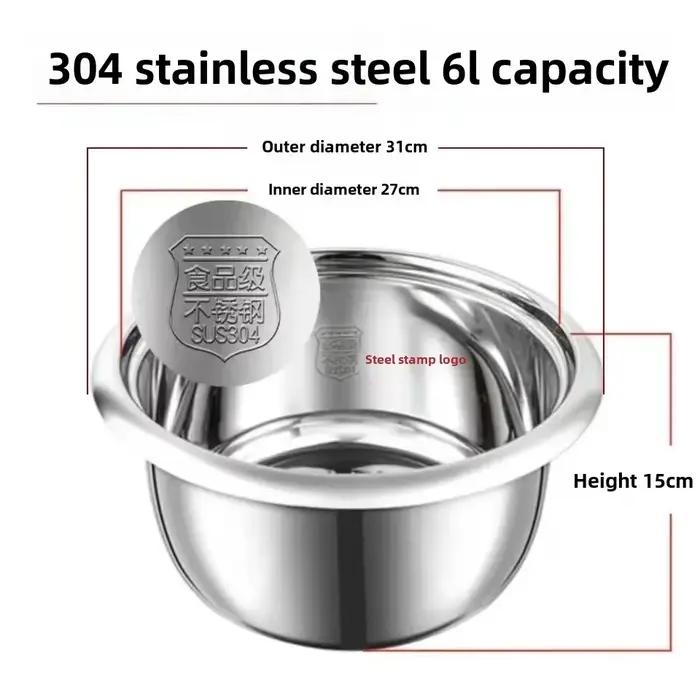 1pc cuiseur Pot intérieur grande capacité