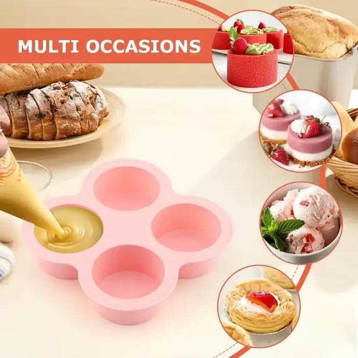 1 moule à œufs réutilisable en silicone pour friteuse à air