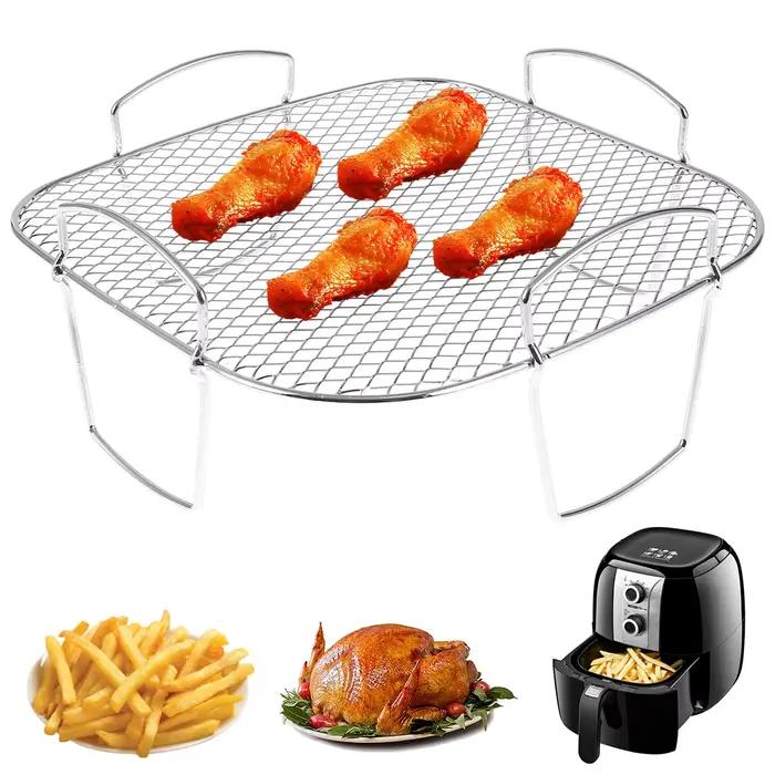 Support de friteuse à Air en acier inoxydable