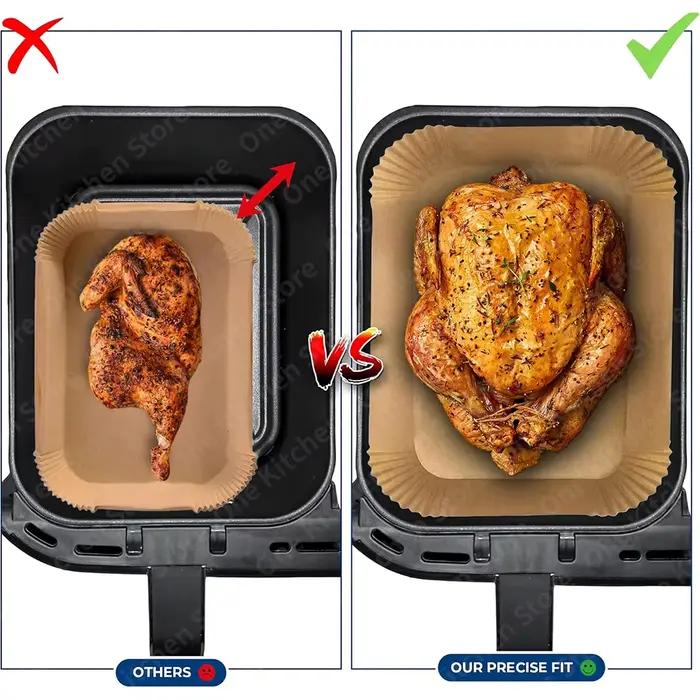 Doublures en papier pour friteuse à air