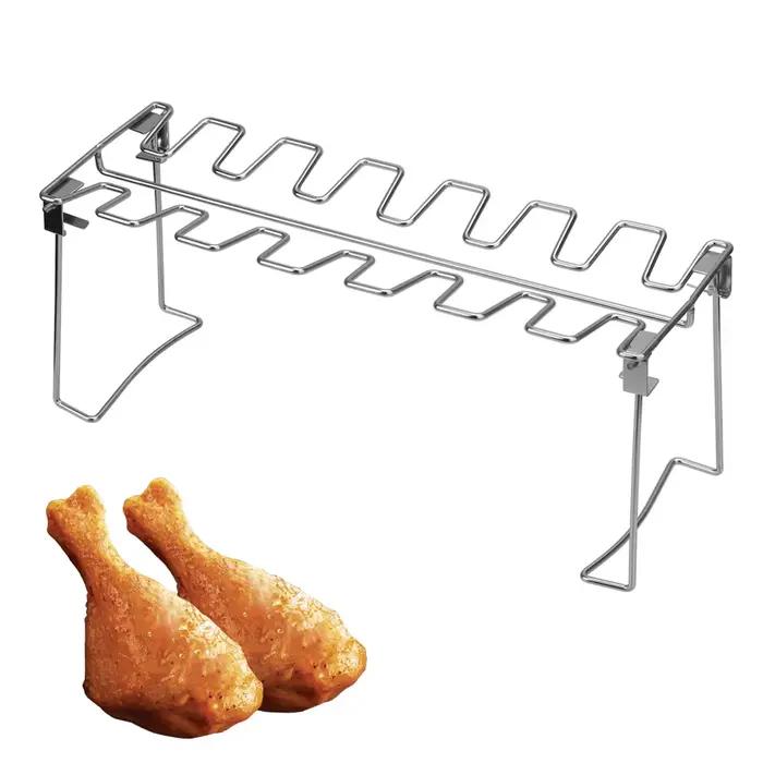 Support de jambe de poulet en acier inoxydable pour barbecues et grillades de plein air occasions spéciales famille événements