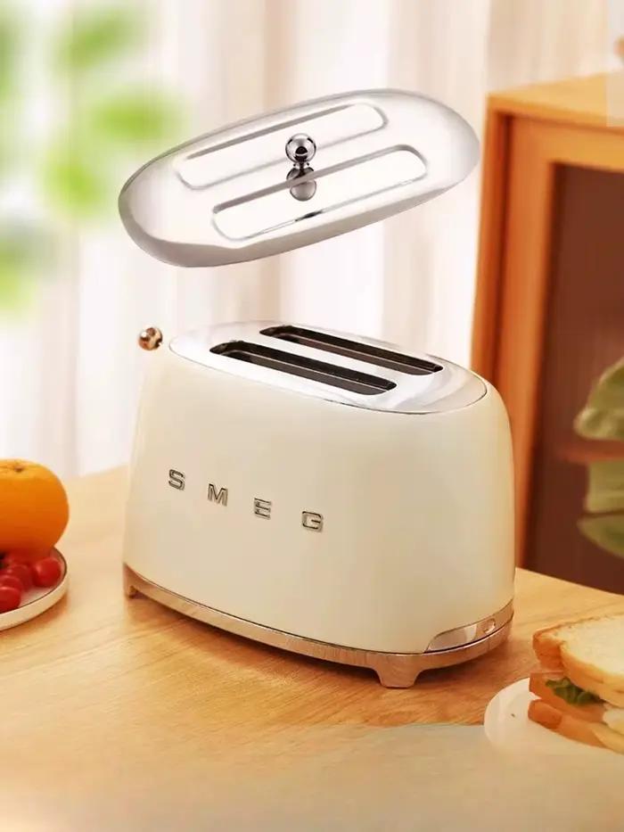 Accessoire de couvercle en acier inoxydable pour grille-pain SMEG TSF01 élégance matinale pour petits-déjeuners et collations occasions quotidiennes
