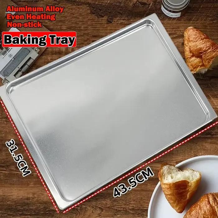Nouvelle plaque de cuisson en acier inoxydable 304 antiadhésive pour cookies, biscuits et pain occasions familiales et spéciales