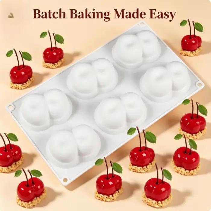 Moule à gâteau en silicone cerise