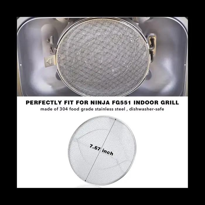 Bouclier anti-éclaboussures en acier inoxydable 304 pour Ninja Foodi FG551 accessoire de grille intérieur réutilisable sécurité cuisine occassions spéciales
