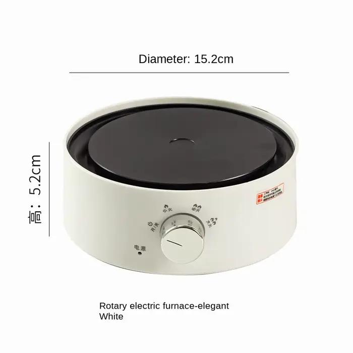Cuisinière à Induction magnétique électrique ronde, brûleur Commercial, poêle chauffant, plaque chau