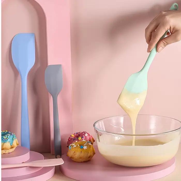 Spatule de cuisson en Silicone pour gâteaux à la crème, grattoir antiadhésif, mélangeur de beurre et