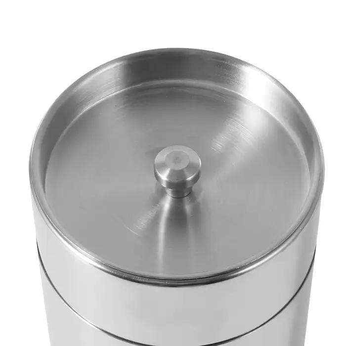 Boîtes à thé en acier inoxydable, plusieurs récipients de cuisine à domicile pour le thé, le café, l