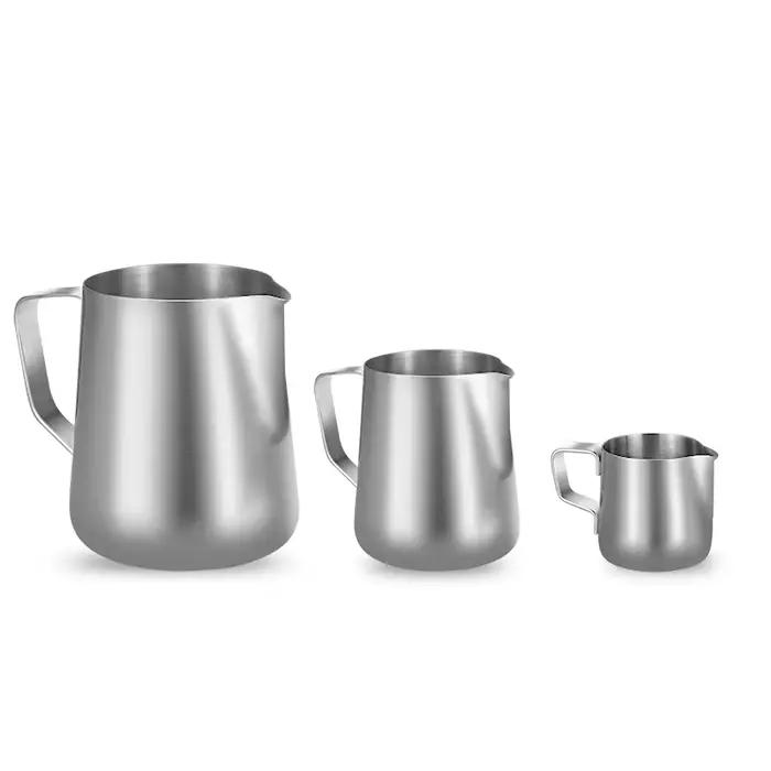 Pichet à mousseur à lait, récipient en acier inoxydable, pichet à mousse de 100ML 350ML 600ML, tasse