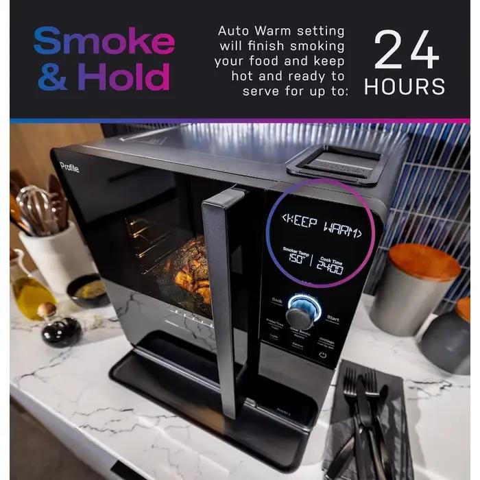 Fumeur de granulés d'intérieur intelligent, avec filtration active de fumée, 5 réglages de contrôle