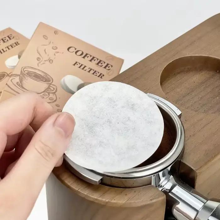 Papier filtre à café filtre à eau secondaire 51mm 53mm 58mm, porte-filtre à expresso jetable, access
