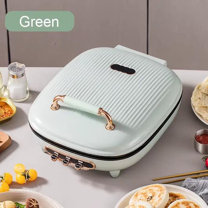 Crêpière électrique Double face poêle chauffante crêpes Pot Pizza Steak poêle Machine Barbecue Grill