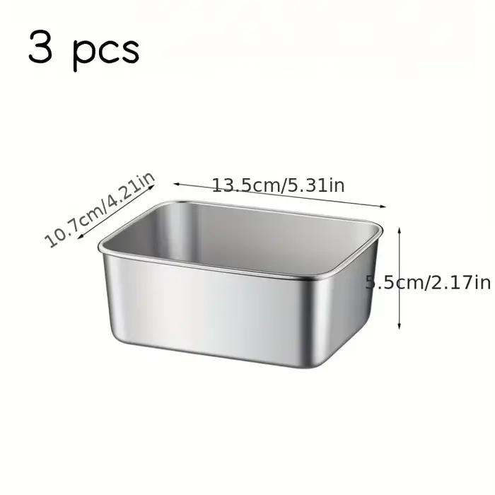 Ensemble de moules de cuisson pour friteuse à air 3 pièces, plateau en aluminium antiadhésif pour gâ