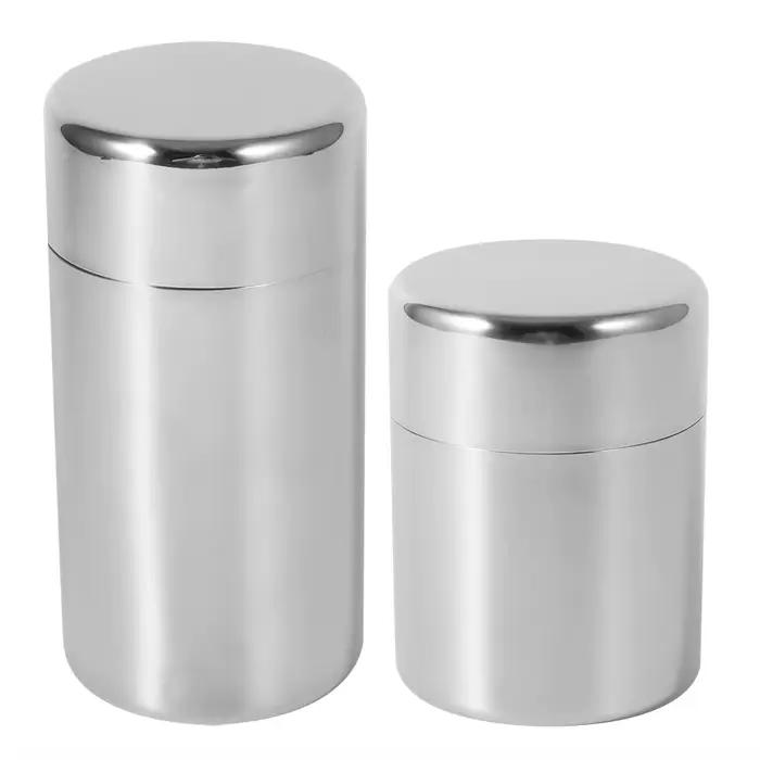 Boîtes à thé en acier inoxydable, plusieurs récipients de cuisine à domicile pour le thé, le café, l
