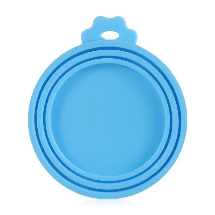 Couvercle en conserve de Silicone 3 en 1, couvercle en étain alimentaire réutilisable, garde la frai
