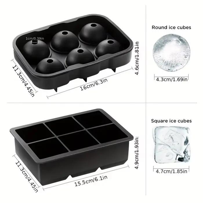 Pistolet Diamond Rose ETC. Moule à glaçons carré en Silicone de qualité alimentaire, plateau de fabr