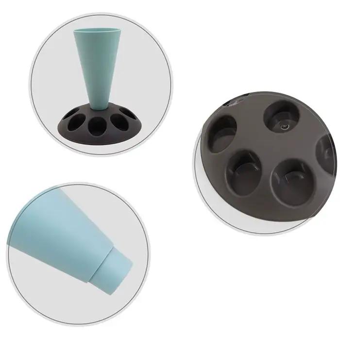 Porte-poche à douille et porte-embouts en plastique avec 8 fentes, accessoires de cuisson, décoratio