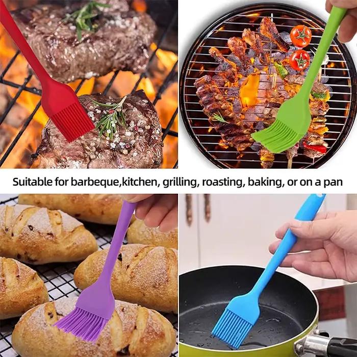 LMETJMA – brosse à badigeonner en Silicone, mise à niveau, brosse à pâtisserie résistante à la chale