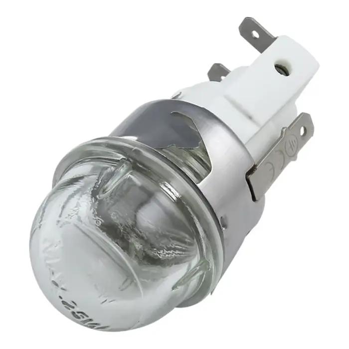 Ampoule de four, lampe de micro-ondes avec Base 25w, tête ronde/tête plate, verre trempé, tension 11