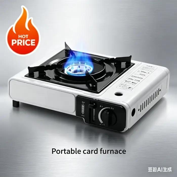 Réchaud à gaz butane portable pour extérieur, réchaud multifonctionnel pour barbecue et cuisson, idé