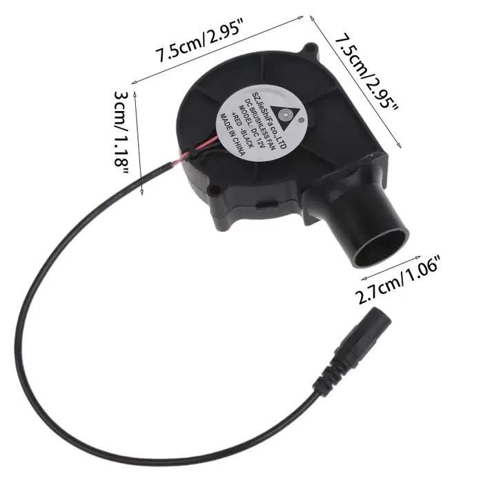 Ventilateur en métal pour Barbecue