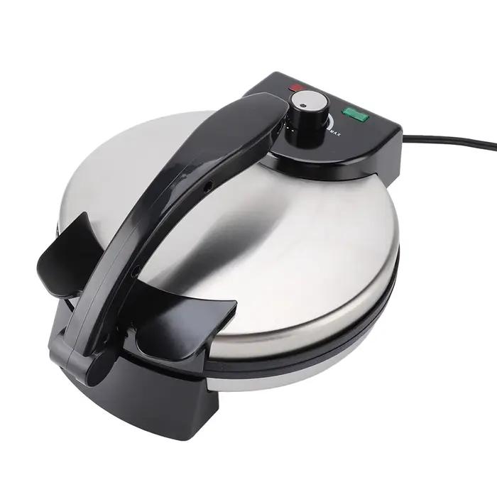 Roti Maker Machine 10 pouces Simple bouton de nettoyage facile contrôle de la température 110V prise américaine crêpière électrique pour Tortilla de cuisine