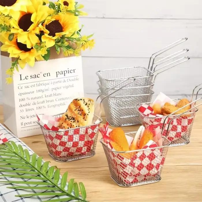 Panier à frites en acier inoxydable