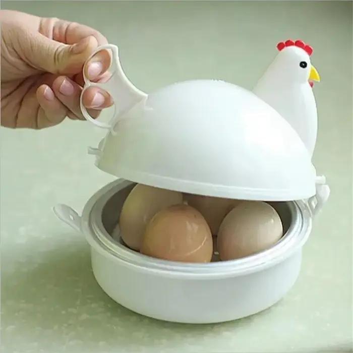 1 pièce, adorable cuiseur à œufs en forme de poulet