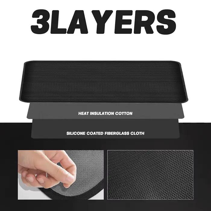 Tapis de protection résistant à la chaleur pour friteuse à air (40 x 60 cm)