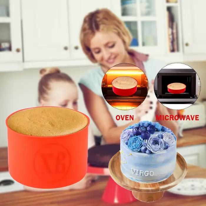 FAIS DU bricolage Desserts moule de cuisson outils antiadhésif rond Silicone gâteau