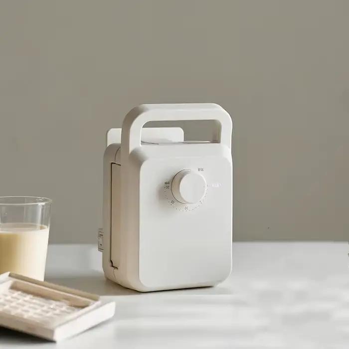 Machine à sandwich et gaufrier 2-en-1 compacte pour le petit-déjeuner à domicile
