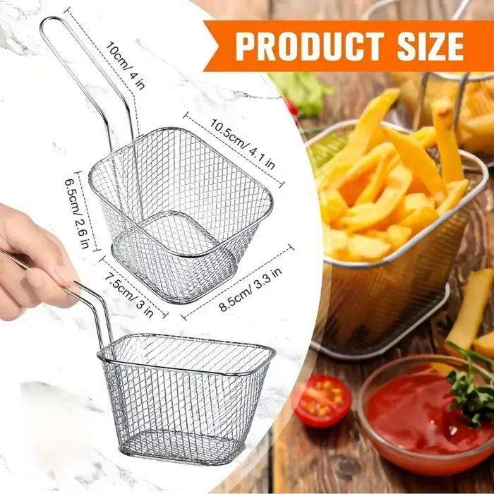 Panier à frites en acier inoxydable