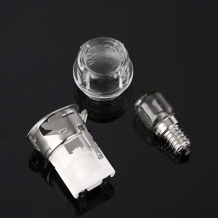 Ampoule de four résistante à la chaleur, verre trempé et acier inoxydable 304, adaptée aux fours et micro-ondes, polyvalente et durable pour une cuisine élégante et pratique