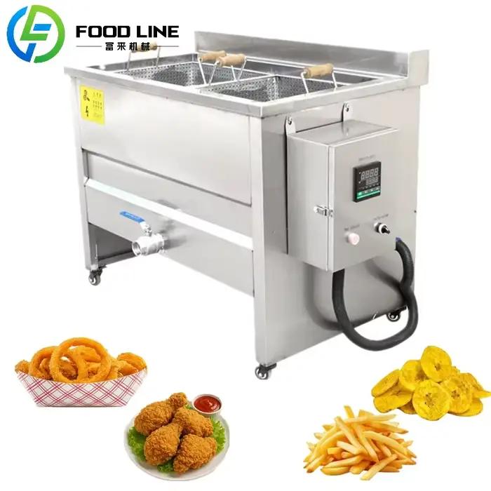 Friteuse Industrielle Électrique Automatique Continue pour Frites Longues