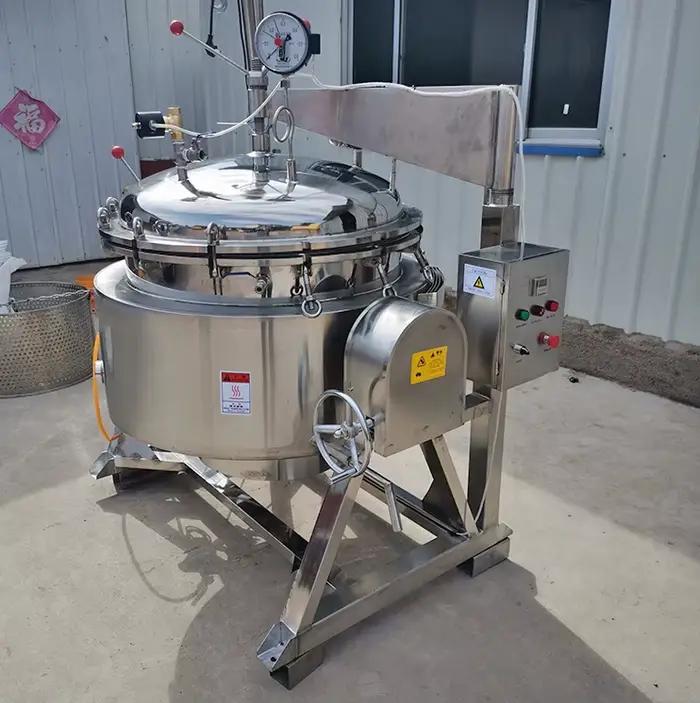 Marmite à bouillon grande capacité personnalisée, autocuiseur commercial entièrement automatique pour la cuisson des os