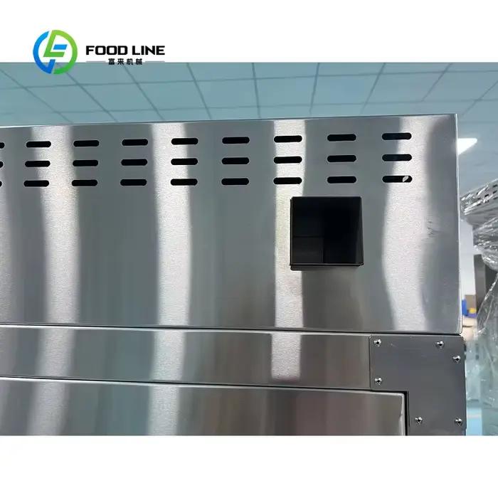 Four rotatif industriel personnalisé en acier inoxydable